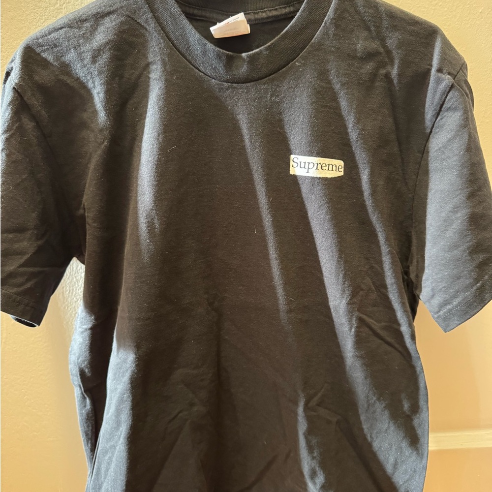 Supreme Black Cotton Tee